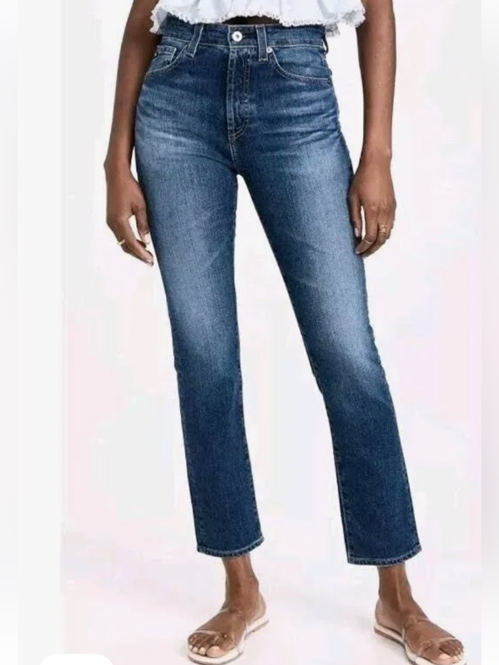 AG vapor wash Alexxis slim high waist vintage fit
